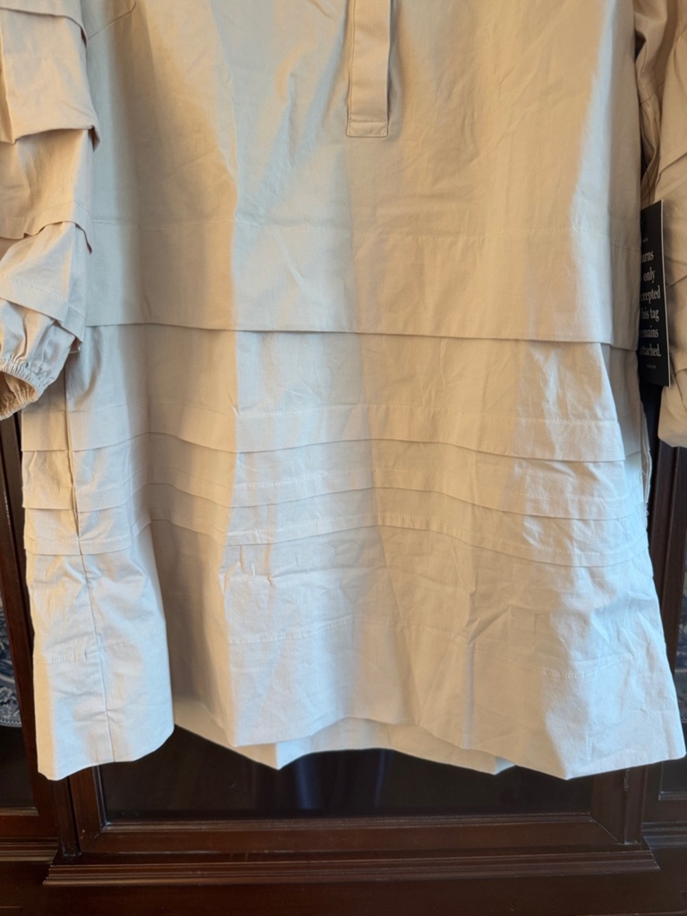 Pomander Place Cream Tiered-Sleeve Tunic Tuckernuck - Picture 3 of 6